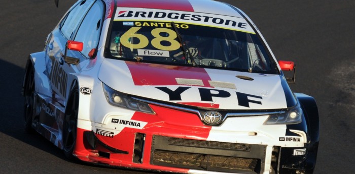 Toyota y Santero dominaron el entrenamiento en el Cabalén