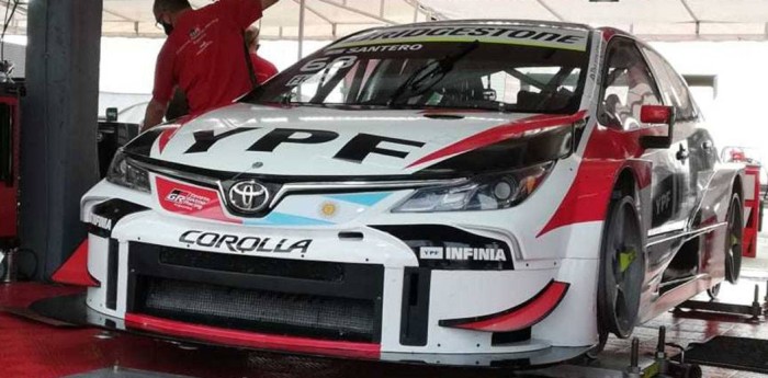 Toyota: hoy probará Julián Santero y regresará Franco Vivian
