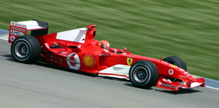 Una vuelta a bordo con Schumacher en Fiorano
