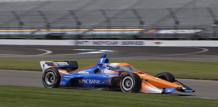Indy Car ya gira en Indianápolis: Scott Dixon ganó el 1° entrenamiento