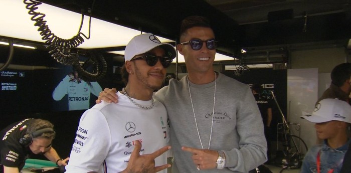 Cristiano Ronaldo, presente en el Gran Premio de Mónaco