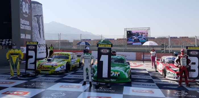 Así se largan las series del TC en San Luis