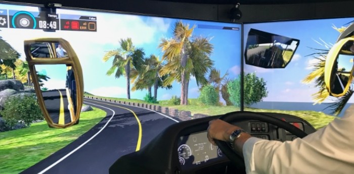 Un simulador para conducir muy particular