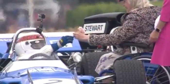 Jackie Stewart, todo un romántico en Goodwood