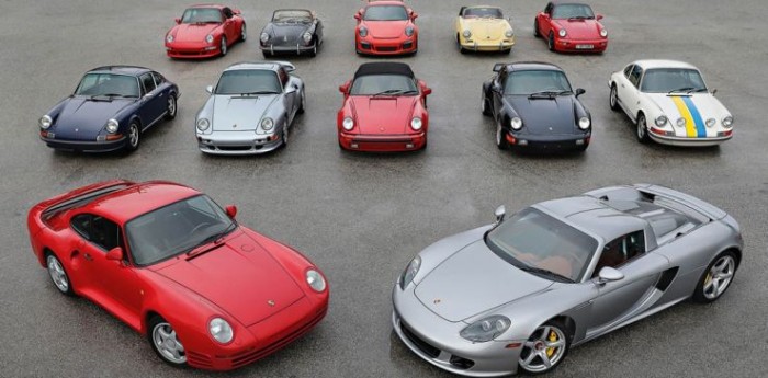 La increíble colección de 12 Porsche que se pone a la venta