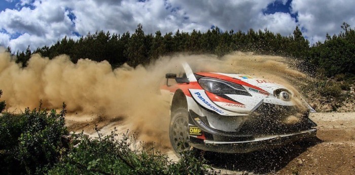 Toyota copa la punta del Rally de Portugal con Tanak a la cabeza