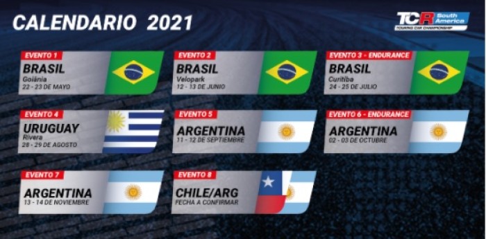 Las fechas designadas del TCR South America