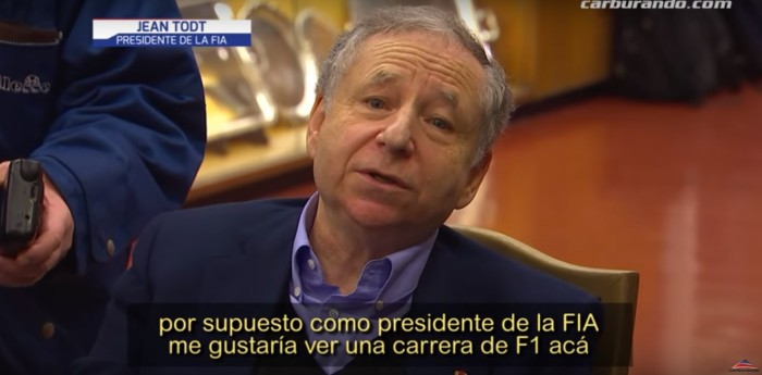 Todt (Parte II): “Me gustaría ver la F1 en la Argentina”