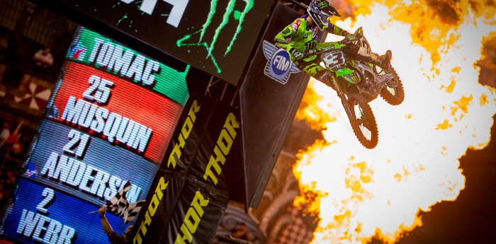 AMA Supercross: Eli Tomac vuelve a ganar en Tampa