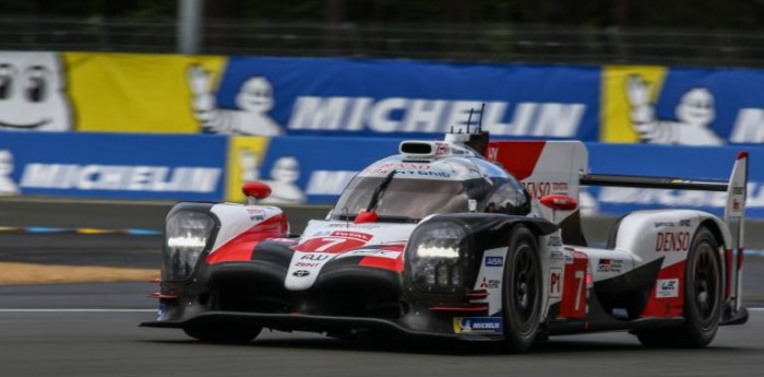 El Toyota de Pechito con la pole provisional para Le Mans