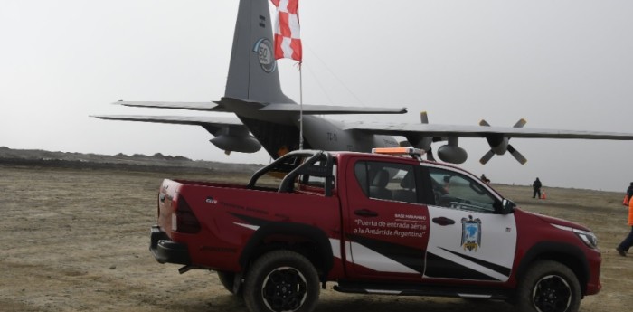 Toyota envió una Hilux Gazoo Racing a la Antártida