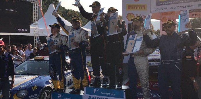 Trelles-Del Buono podio en el Rally Legend