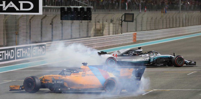 El buen gesto de Hamilton y Vettel en la despedida de Alonso