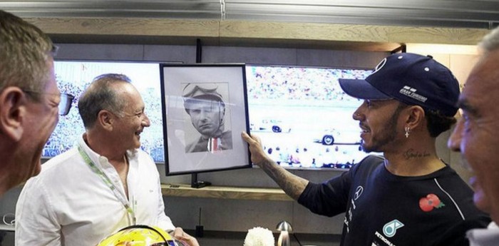 La increíble historia detrás de un dibujo que recibió Hamilton 