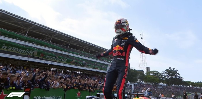 Verstappen brilló y le ganó el duelo a Hamilton en Brasil