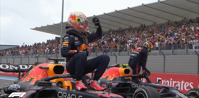 Verstappen pasó a Hamilton sobre el final y ganó en Francia