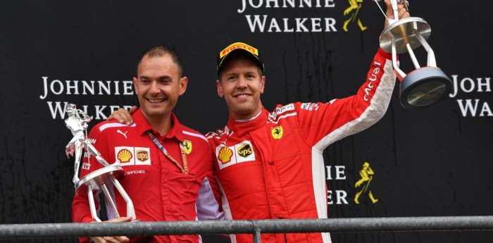 Vettel en el podio de los más ganadores de la historia