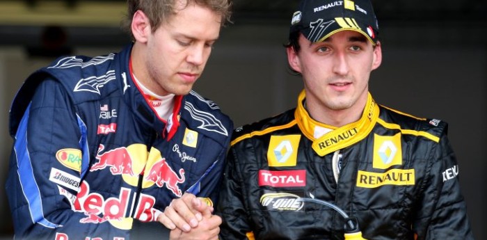 Vettel no esta muy de acuerdo con la vuelta de Kubica