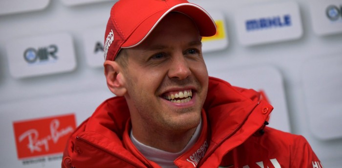 Vettel encantado con el rendimiento de la Ferrari