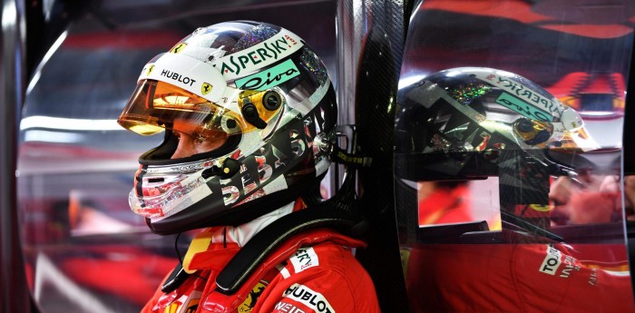 La decepción de Vettel tras la clasificación en Singapur