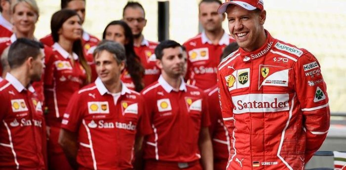 La carta de Vettel para el equipo Ferrari