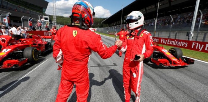 Vettel no esperaba intercambiar posiciones con Raikkonen