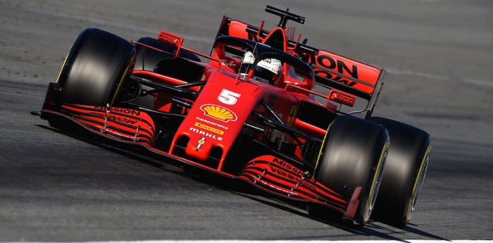 Vettel ubica a Ferrari adelante por primera vez en los tests