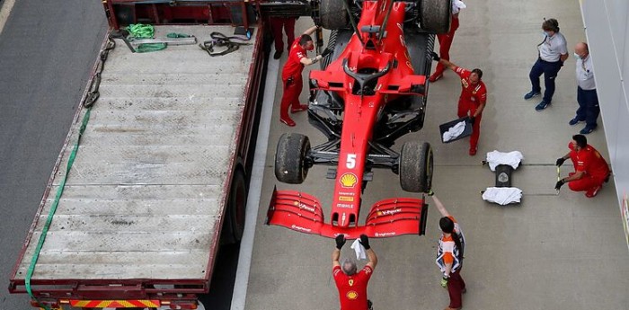 Ferrari podría cambiar el chasis de Vettel
