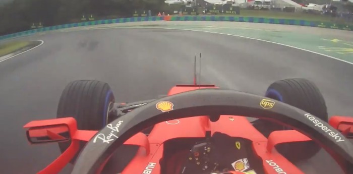 A bordo: La vuelta con lluvia de Vettel en el Hungaroring