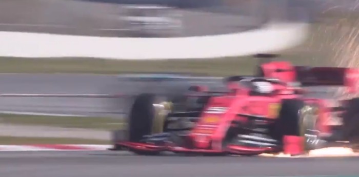 La Fórmula 1 publicó el video del accidente de Vettel