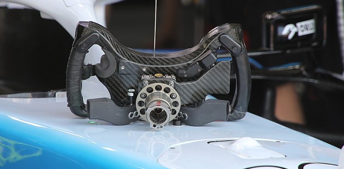 El volante diferente que usa Kubica en la Fórmula 1