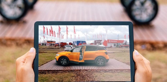 Volkswagen exhibe “el auto invisible” en Expoagro