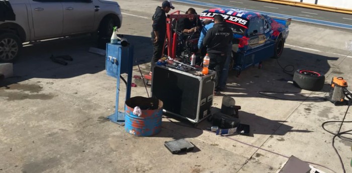 Ledesma prueba el Chevrolet en Olavarría