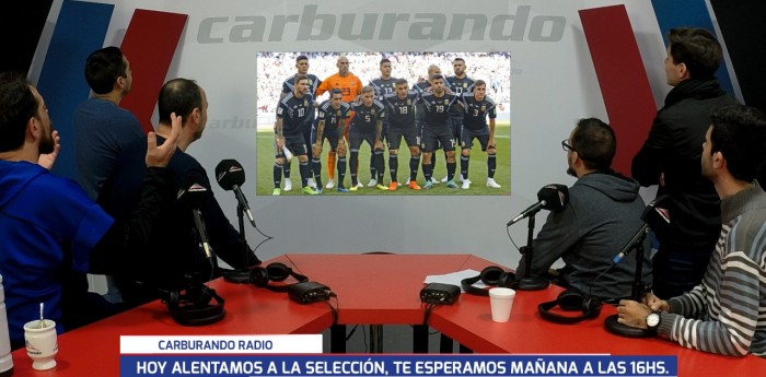 Hoy Carburando Radio alienta a la Selección Argentina