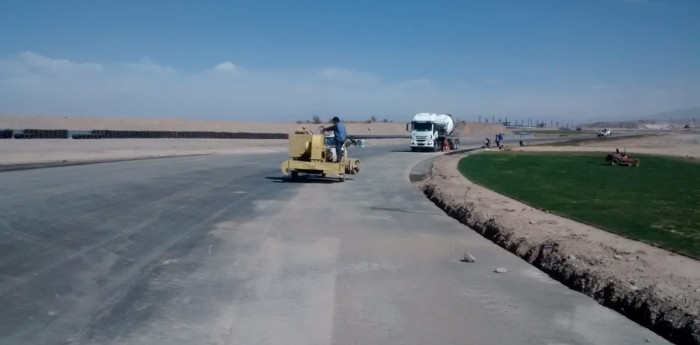 Avanzan los trabajos en el autódromo del Villicum