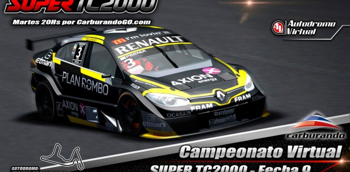 Se viene la carrera virtual del Súper TC2000 en Termas de Río Hondo