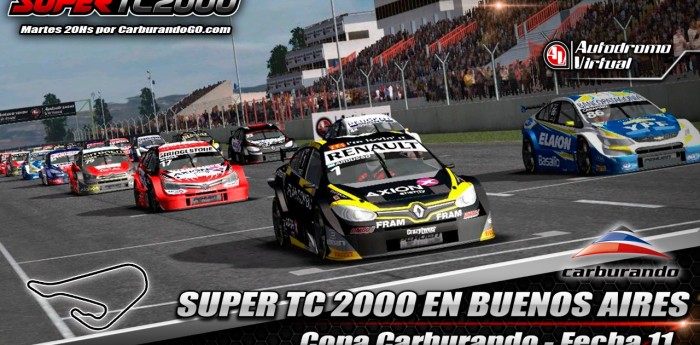 El Súper TC2000 y su carrera virtual de Buenos Aires