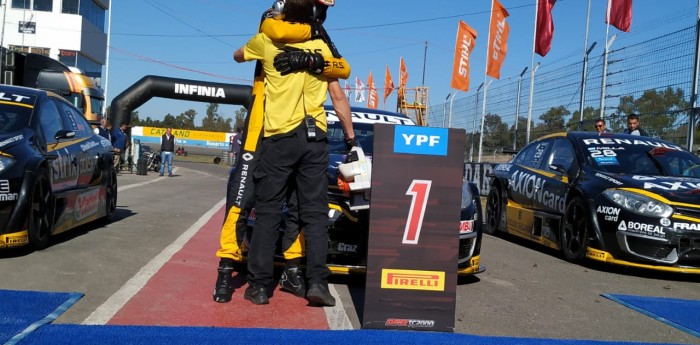 El podio del Súper TC2000 en Rosario