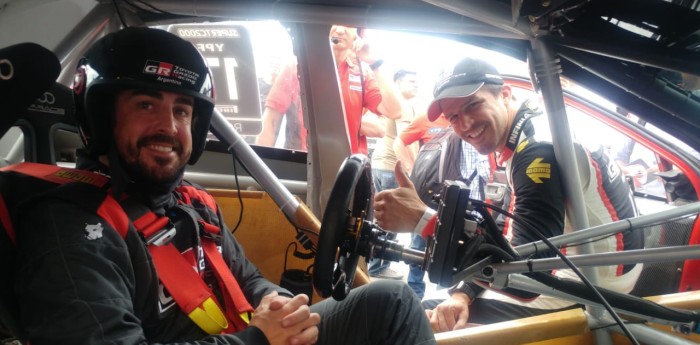 Alonso giró en un Súper TC2000 en Buenos Aires