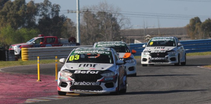 Christian Romero festejó en la segunda carrera de la Fiat Competizione