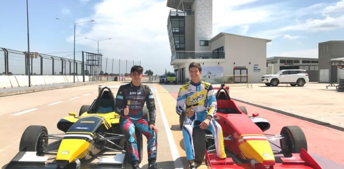 Dos equipos de la Fórmula Renault 2.0 probaron en San Nicolás