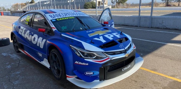 Chevrolet puso en pista el nuevo Cruze de Canapino