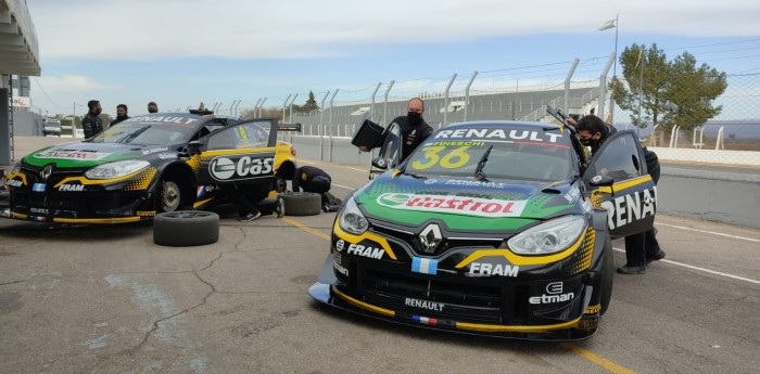 Renault arrancó su prueba con los invitados en el Cabalén