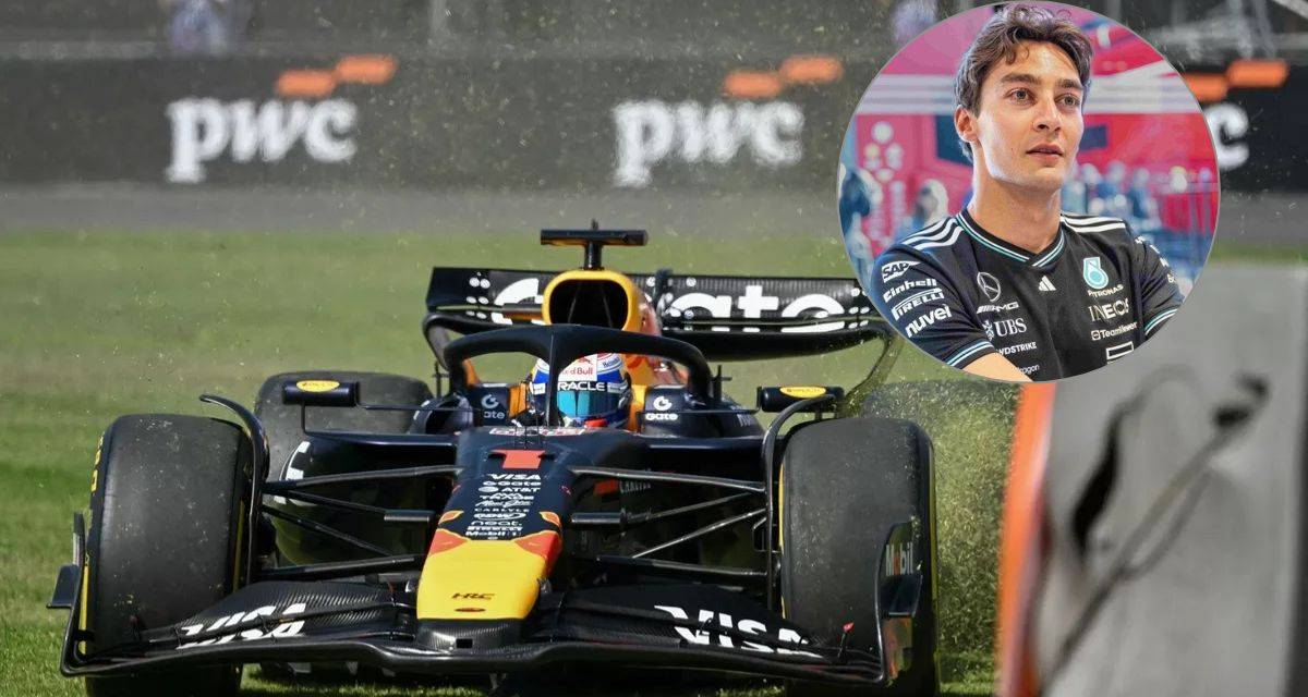 F1: Russell cuestionó el inicio del GP de México y aseguró que ello lo complicó: “Es una carrera de cortadoras de pasto”