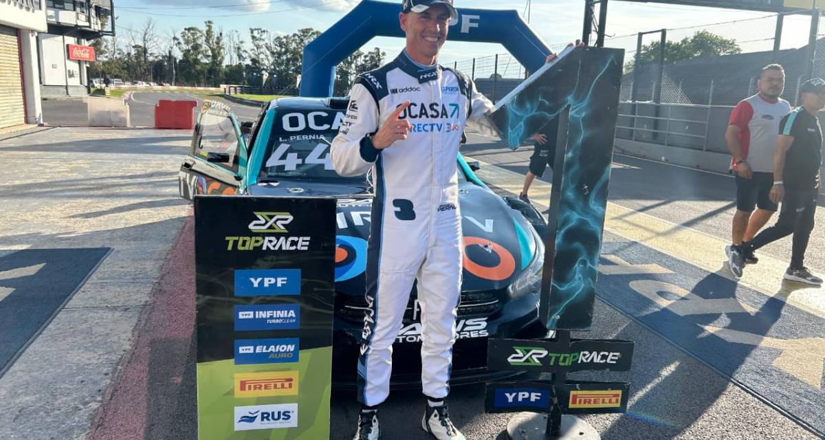 Leonel Pernia, entusiasmado tras lograr la pole en Buenos Aires: "Trabajamos bárbaro"