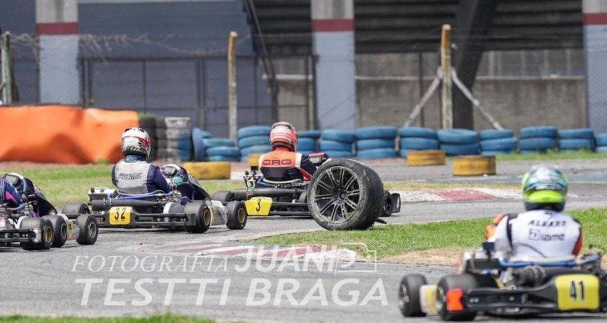 Top Race: la rueda de Gastaldi se metió en el kartodromo y estuvo cerca de impactar a uno de los pilotos