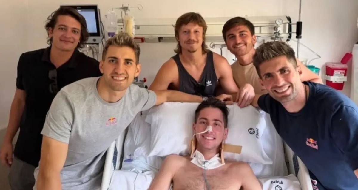 Yacopini recibió la visita de los hermanos Benavides: “Felices de verte en tan buen camino”