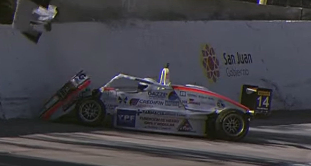 Fórmula Nacional: el duro golpe de Farías durante la clasificación en El Zonda