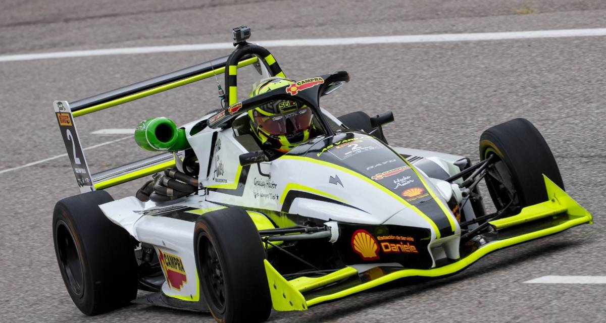 Fórmula Nacional: "Vine enfocado en hacer un buen papel", Campra tras lograr la pole en El Zonda