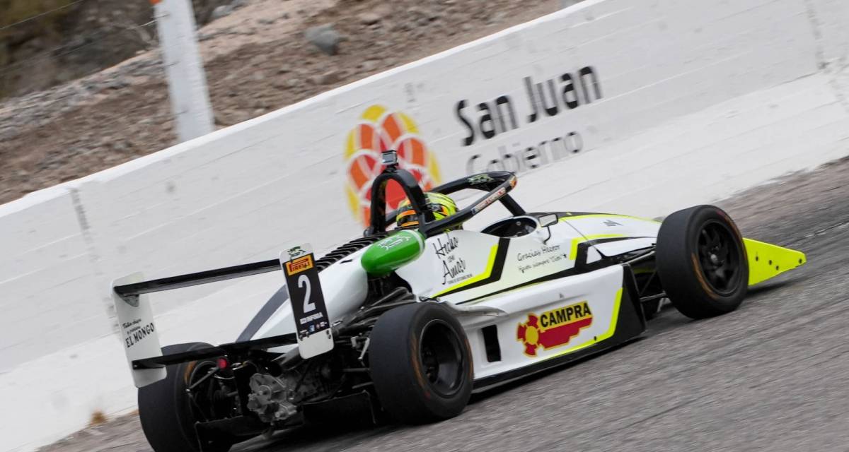 Fórmula Nacional: Tomás Campra lideró en El Zonda y es el primer ganador de la temporada